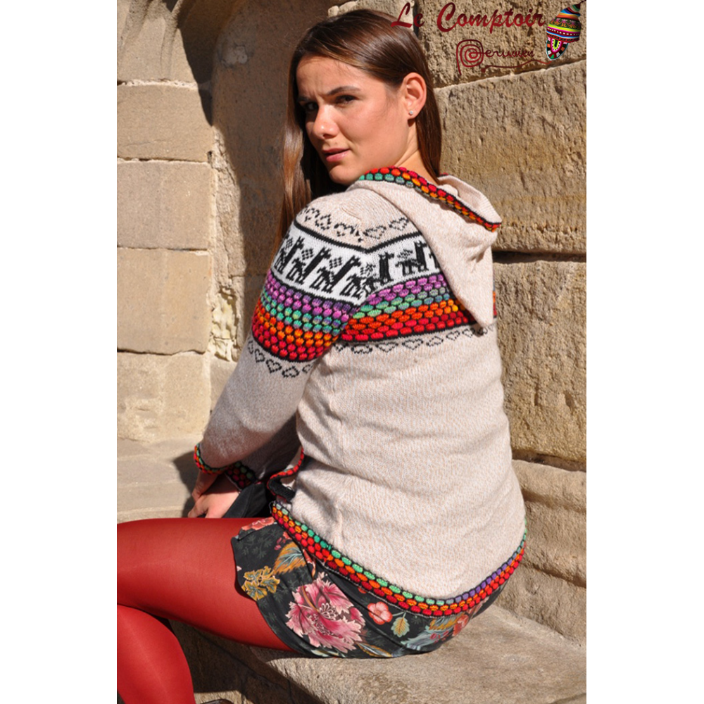 Veste à capuche panzitas