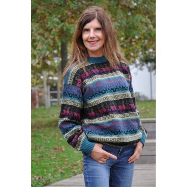 Pullover peruvien femme...