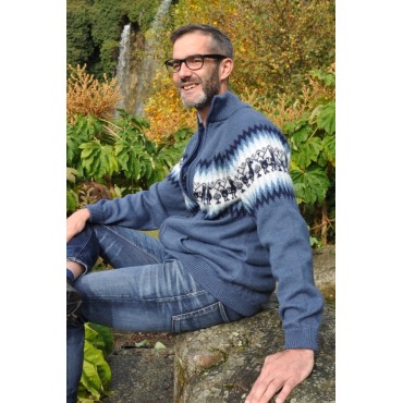 Gilet péruvien homme laine...