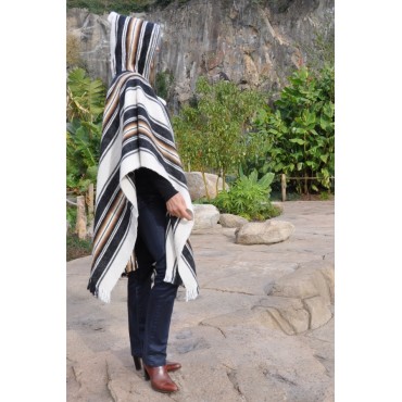 Poncho femme rustique...