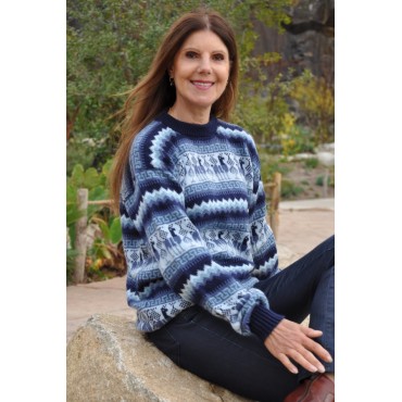 Pullover peruvien femme...