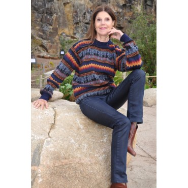 Pullover peruvien femme...